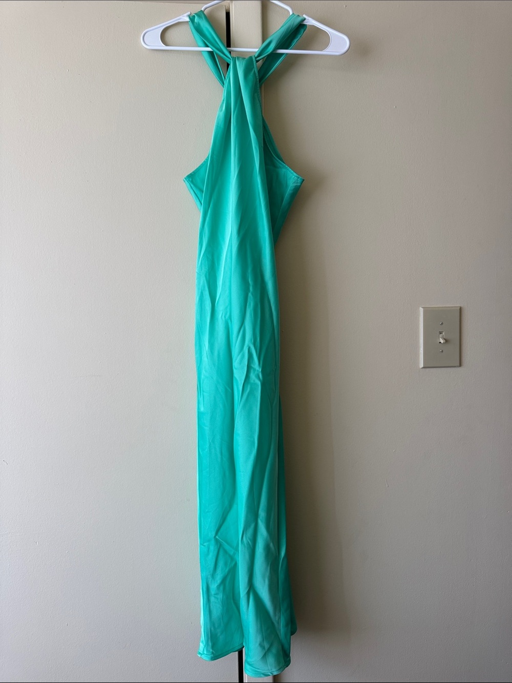 a new day Green Halter Maxi Dress